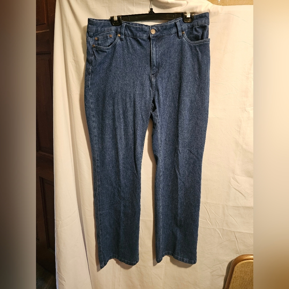 Coldwater Creek Ladys Relaxed Fit Denim Jeans Size 16 No flaws.